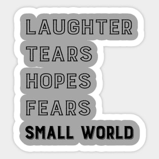 Small World Sticker